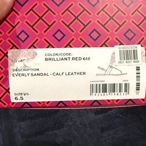 Nordstrom Everly Sandal in Brilliant Red